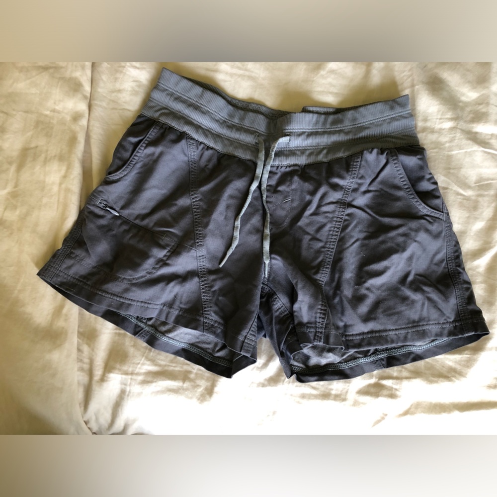 Grey North Face hiking shorts